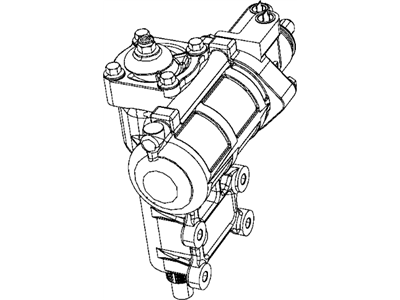 2013 Jeep Wrangler Steering Gear Box - 68052897AC