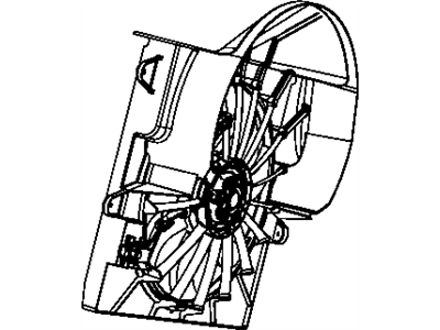 Jeep Fan Shroud - 5159121AC