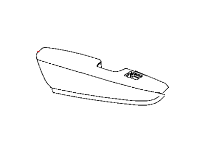 Mopar 6AF75DX9AA Rear Door Trim Armrest