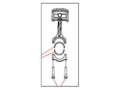 Mopar 1115A151 Bearing-Connecting Rod