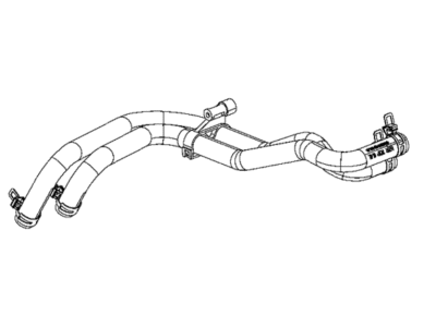 Mopar 4893434AD Hose-Heater Return