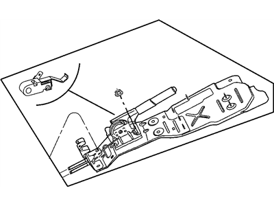 Mopar 52128916AC Bracket-Parking Brake Lever