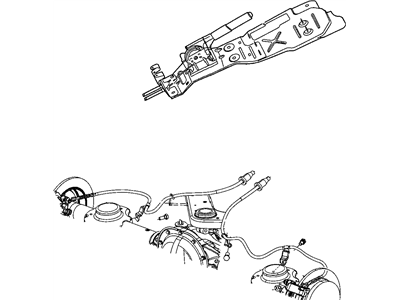 Mopar 52128511AF Cable-Parking Brake