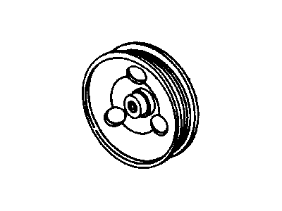 Mopar 53011017 Pulley-Power Steering Pump