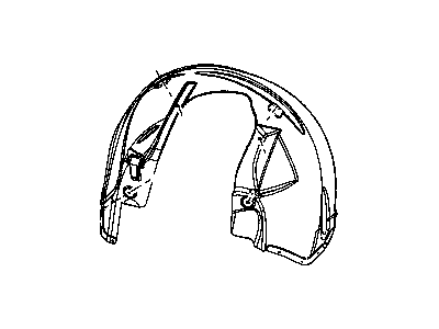 Mopar 5065503AA Shield-Splash