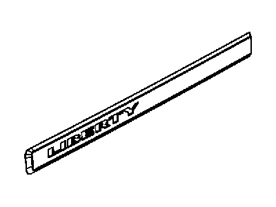 Mopar 55157208AA Molding-Front Door