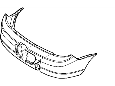 Mopar 5018995AA Rear Bumper Cover