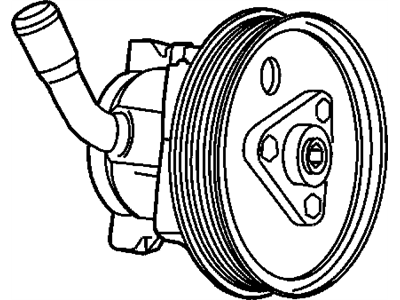 2008 Dodge Nitro Power Steering Pump - RX129329AB