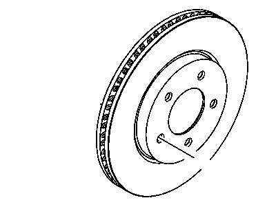 Chrysler Pacifica Brake Disc - 4721234AA