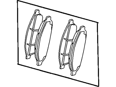 2008 Chrysler Pacifica Brake Pad - 5134358AA