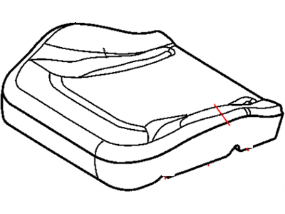 2003 Jeep Liberty Seat Cover - ZP021DVAA