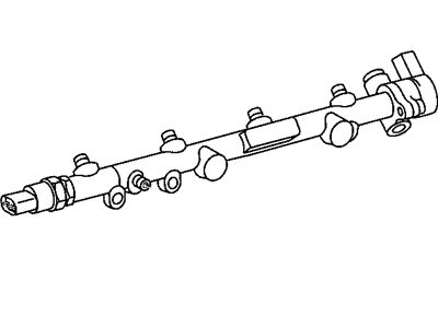 2006 Chrysler PT Cruiser Fuel Rail - 5080344AB