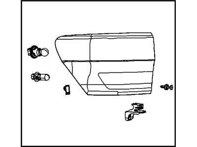 Mopar 55079421AE Lamp-Tail