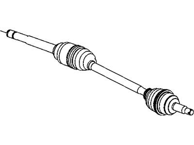 2007 Dodge Caliber Axle Shaft - 5273438AC