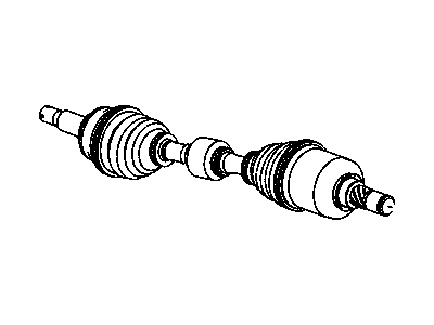 2008 Dodge Caliber Axle Shaft - 5085220AB