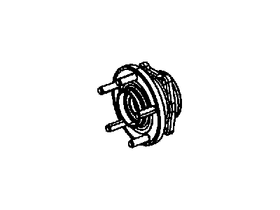 Mopar 5085406AC Wheel Hub And Bearing