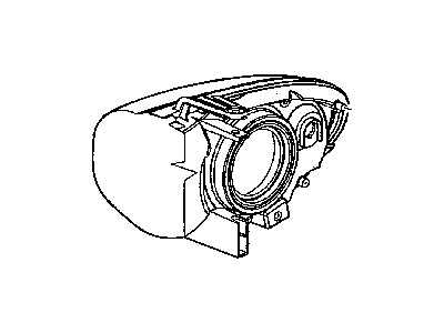 Mopar 5288509AE Replacement Headlight Assembly Compatible