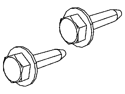 Mopar 6106058AA Screw-HEXAGON FLANGE Head