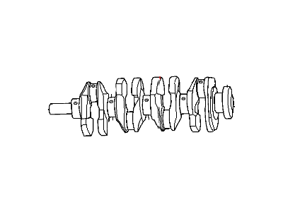 Jeep Compass Crankshaft - 68001693AA