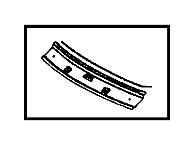 Mopar 55135545AB Header-Roof Front