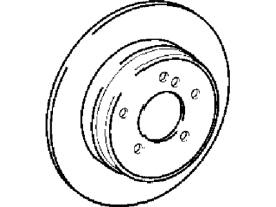 2005 Chrysler Crossfire Brake Disc - 5135505AA