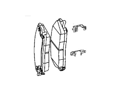 2005 Dodge Magnum Brake Pad - V3012558
