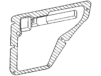 Mopar 55235300AB Shield-Rear Door