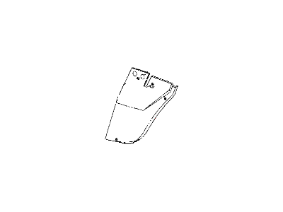 Mopar 4624767 Shield Rear WHEELHOUSE SPLAS