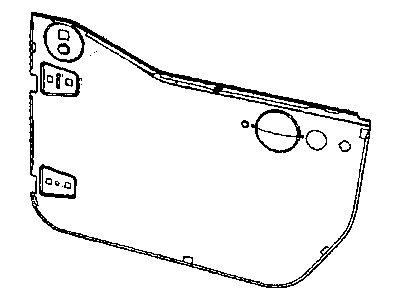 Mopar 55395432AB Panel-Front Half Door Outer