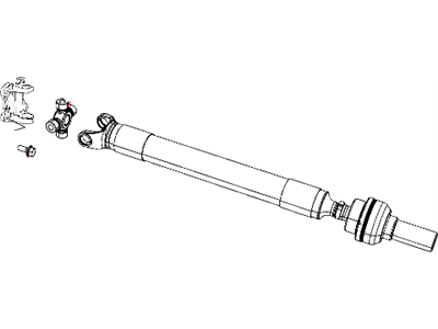 Mopar 68046226AA Front Drive Shaft