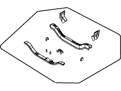 Mopar 5076459AB CROSSMEMBER-Front Side Rail