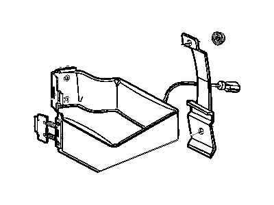 Mopar 4696951 RETAINER-Battery Hold Down