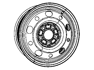 Dodge Caliber Spare Wheel - 5105620AB