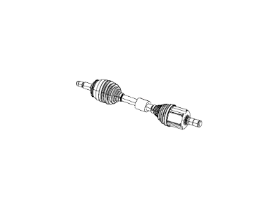 Chrysler 200 Axle Shaft - 52123729AA