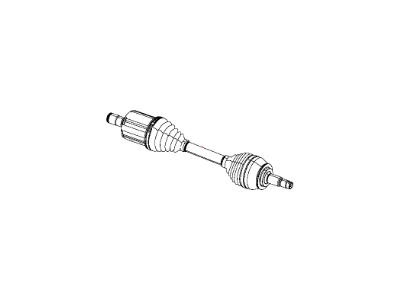 Mopar 52123849AA Axle Half Shaft