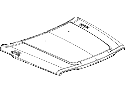 Mopar 55396971AC Hood Panel