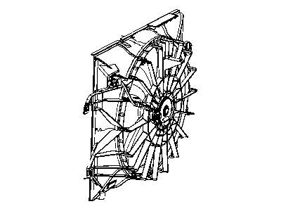 Ram 1500 Fan Blade - 55056851AE