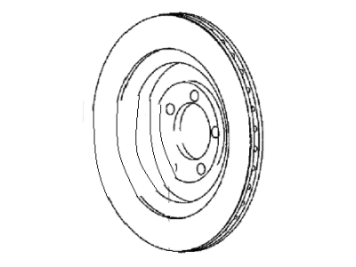 2010 Dodge Viper Brake Disc - 5181462AB