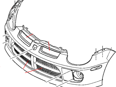 Mopar 5159092AA Front Bumper Cover