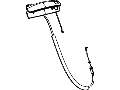 Dodge Challenger Door Latch Cable - 68359597AC