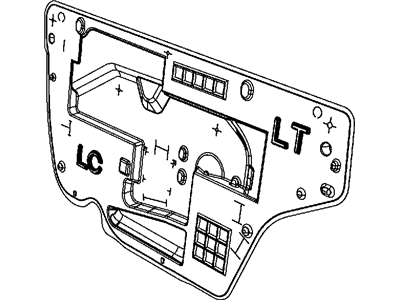 Mopar 68067623AB WATERSHIE-Front Door