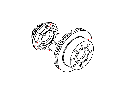 Dodge Ram 3500 Wheel Hub - 52007851