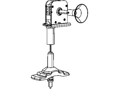 Mopar 52014127AB WINCH-Spare Tire Carrier