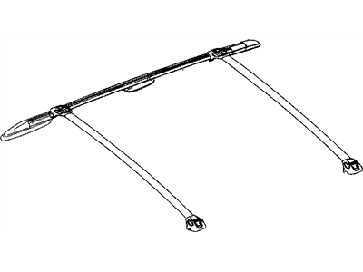 Mopar PC81VAWAB Support-Luggage Rack Cross Rail