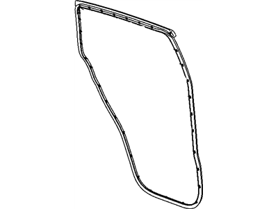 Mopar 5067764AB WEATHERSTRIP-Rear Door Mounted