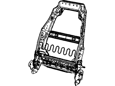 Mopar 68003050AA Frame-Front Seat Back