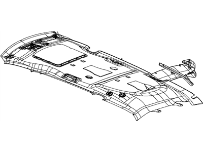 Mopar 1JK421W1AA Headliner