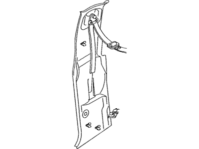 Mopar 5ES67LAZAB Panel-C Pillar