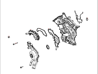 2013 Ram 1500 Timing Cover - 4893188AA