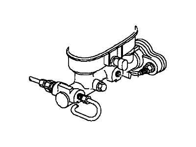 1996 Chrysler Cirrus Brake Master Cylinder - 4764103